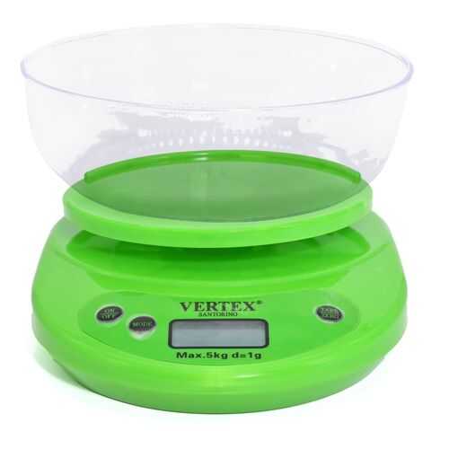 Весы кухонные Vertex TDKVS288-502 Green в Юлмарт