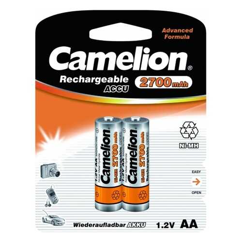 Аккумуляторная батарея Camelion AA-2700mAh Ni-Mh BL-2 в Юлмарт