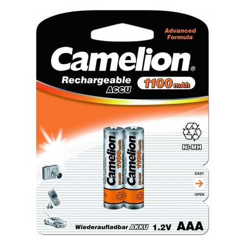 Аккумуляторная батарея Camelion AAA-1100mAh Ni-Mh BL-2 в Юлмарт