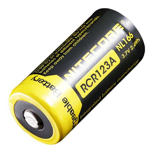 Аккумуляторная батарея Nitecore NL166 RCR123/16340 1 шт в Юлмарт