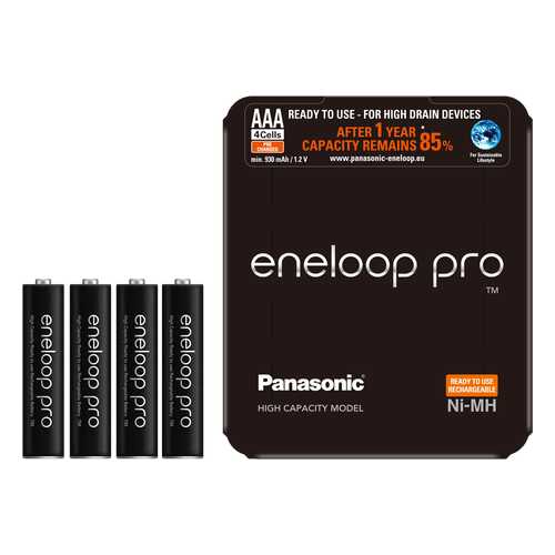 Аккумуляторная батарея Panasonic eneloop pro BK-4HCDE/4LE 4 шт в Юлмарт
