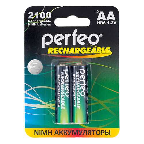 Аккумуляторная батарея Perfeo AA2100mAh 2 шт в Юлмарт