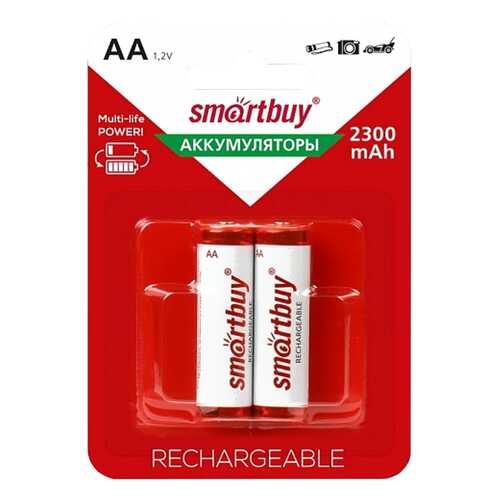 Аккумуляторная батарея SmartBuy SBBR-2A02BL2300 2 шт в Юлмарт