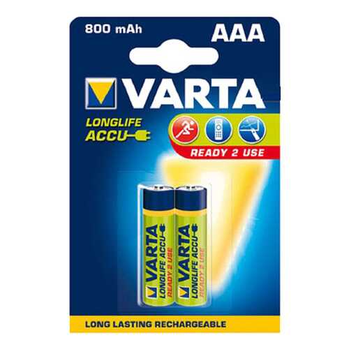 Аккумуляторная батарея Varta Ready 2 Use 2 шт в Юлмарт