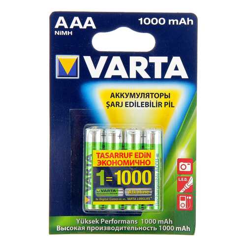 Аккумуляторная батарея VARTA RECHARGE ACCU POWER 5703 4 шт в Юлмарт