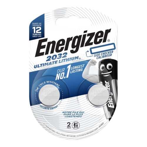 Батарея Energizer Ultimate Lithium CR2032 BP2 (E301319300) в Юлмарт