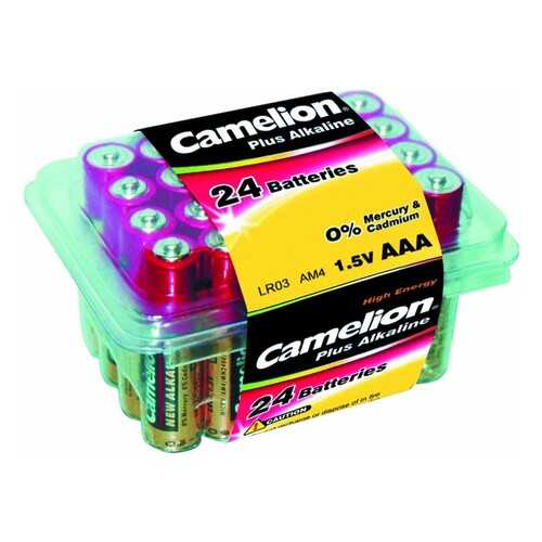 Батарейка Camelion LR03Plus Alkaline PB-24 24 шт в Юлмарт