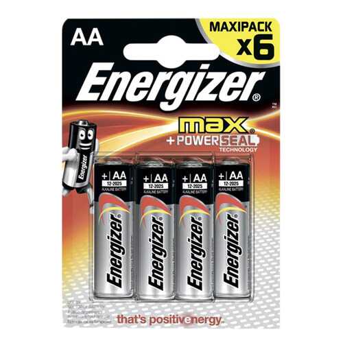 Батарейка Energizer AA-LR6 6 шт в Юлмарт