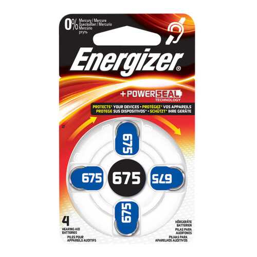 Батарейка Energizer Hearing Zinc Air 675 DP-4 4 шт в Юлмарт
