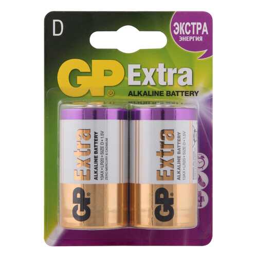 Батарейка GP Extra D (LR20) (13AXNEW-2CR2) 2 шт в Юлмарт
