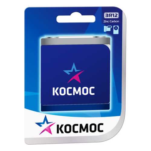 Батарейка КОСМОС KOC3R121BL 3R12 1шт в Юлмарт
