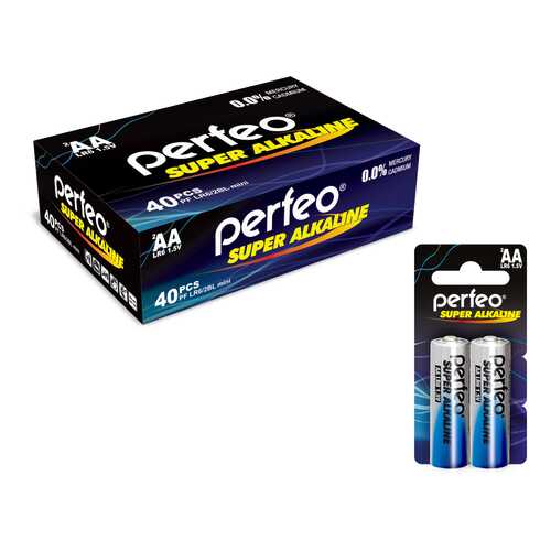 Батарейка Perfeo LR6/2BL mini Super Alkaline 40 шт в Юлмарт