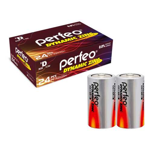 Батарейка Perfeo R20/2SH Dynamic Zinc 24 шт в Юлмарт