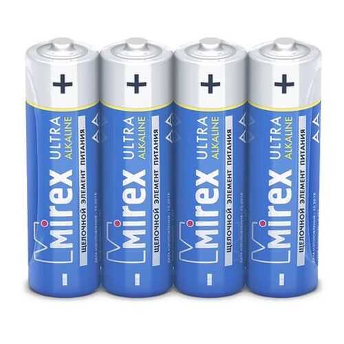 Батарейка щелочная Mirex LR6/AA 1,5V 4 шт в Юлмарт