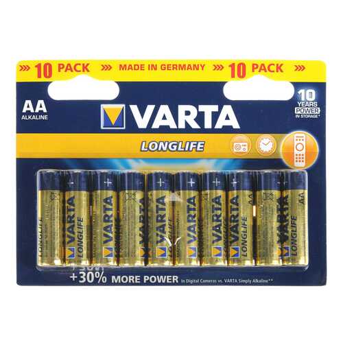 Батарейка Varta 38431 10 шт в Юлмарт