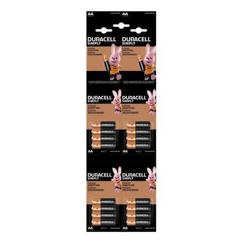 Батарейки Duracell AA (LR6) 16 шт в Юлмарт