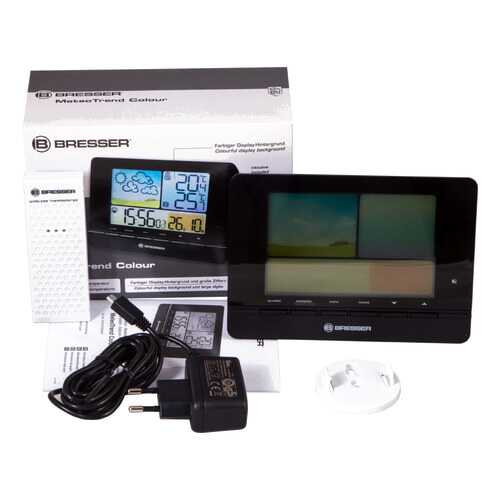 Метеостанция Bresser MeteoTrend Colour Black в Юлмарт