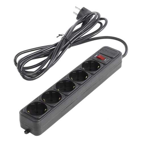 Сетевой фильтр 5bites SP5-B-30, 5 розеток, 3 м, Black в Юлмарт