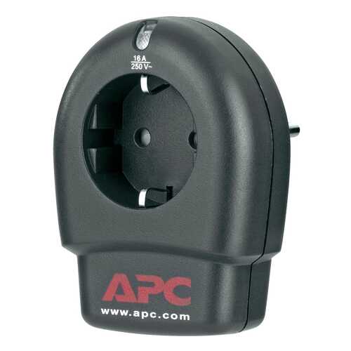 Сетевой фильтр APC P1-RS, 1 розетка Black в Юлмарт
