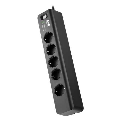 Сетевой фильтр APC PM5B-RS, 5 розеток, 1,83 м, Black в Юлмарт