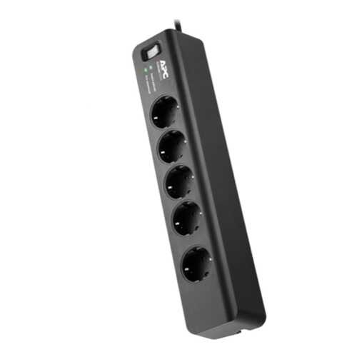 Сетевой фильтр APC PME5B-RS, 5 розеток, 1,8 м, Black в Юлмарт