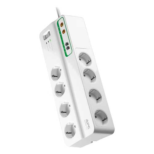 Сетевой фильтр APC PMF83VT-RS, 8 розеток, 3 м, White в Юлмарт