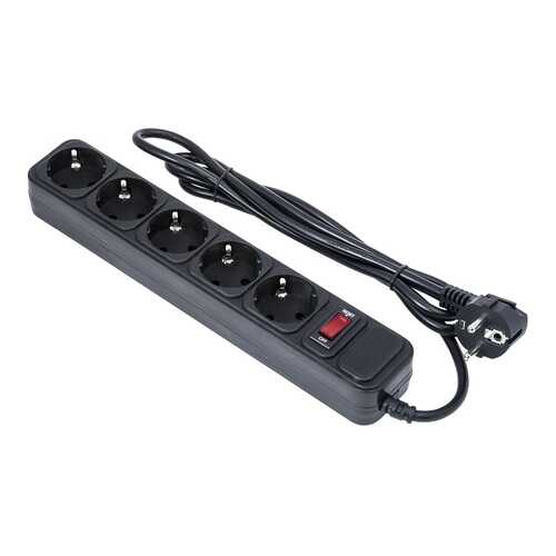 Сетевой фильтр ExeGate SP-5-1,8B, 5 розеток, 1,8 м, Black в Юлмарт