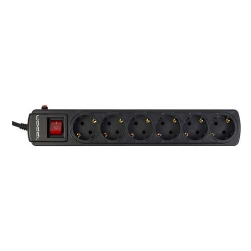 Сетевой фильтр IPPON BK-252, 6 розеток, 5 м, Black в Юлмарт