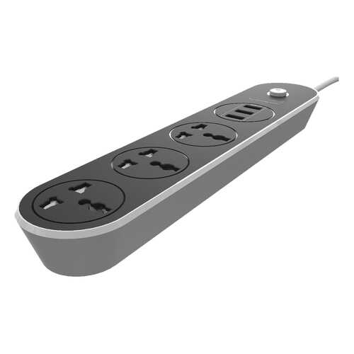 Сетевой фильтр LDNIO SC3301, 3 розетки, 1,6 м, Grey/Black в Юлмарт