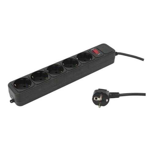 Сетевой фильтр PC PET AP01006-3-B, 5 розеток, 3 м, Black в Юлмарт
