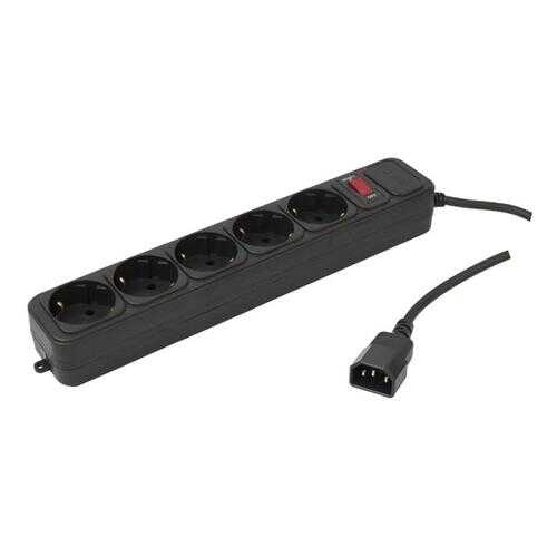 Сетевой фильтр PC PET AP01006-E-B, 5 розеток, 1,8 м, Black в Юлмарт