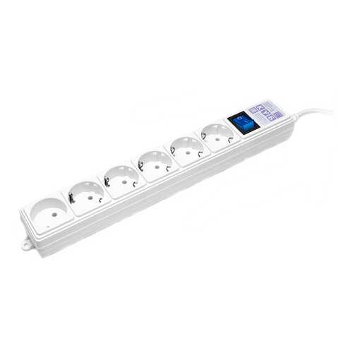 Сетевой фильтр Power Cube SPG-16B, 6 розеток, 1,9 м, White в Юлмарт