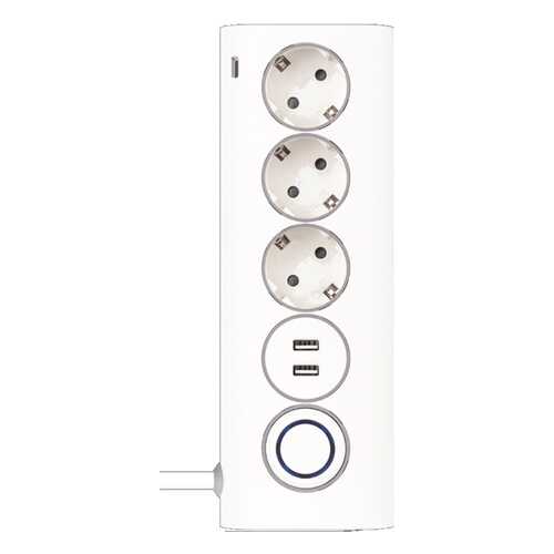 Сетевой фильтр Rombica Neo WC3U PSE-003, 3 розетки, 1,5 м, White в Юлмарт