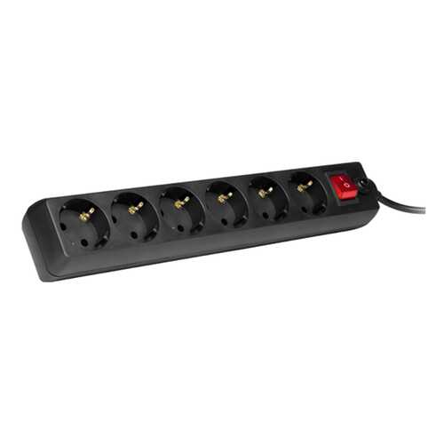 Сетевой фильтр Sven Optima, 6 розеток, 2,8 м, Black в Юлмарт