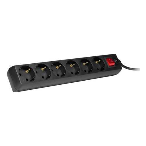Сетевой фильтр Sven Optima, 6 розеток, 4,8 м, Black в Юлмарт