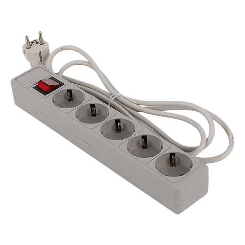 Сетевой фильтр Sven Optima Base, 5 розеток, 3 м, Grey в Юлмарт