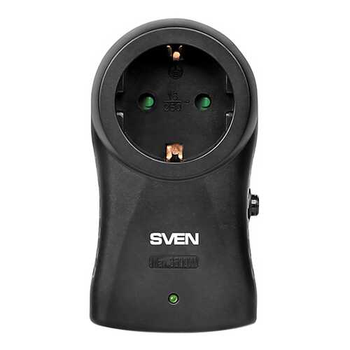 Сетевой фильтр Sven SF-S1, 1 розетка, Black в Юлмарт