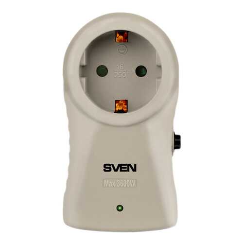 Сетевой фильтр Sven SF-S1, 1 розетка, Grey в Юлмарт