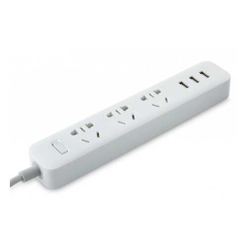 Сетевой фильтр Xiaomi Mi Power Strip, 3 розетки, 1,8 м, White в Юлмарт