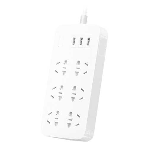 Сетевой фильтр Xiaomi Mi Power Strip, 6 розеток, 1,8 м, White в Юлмарт