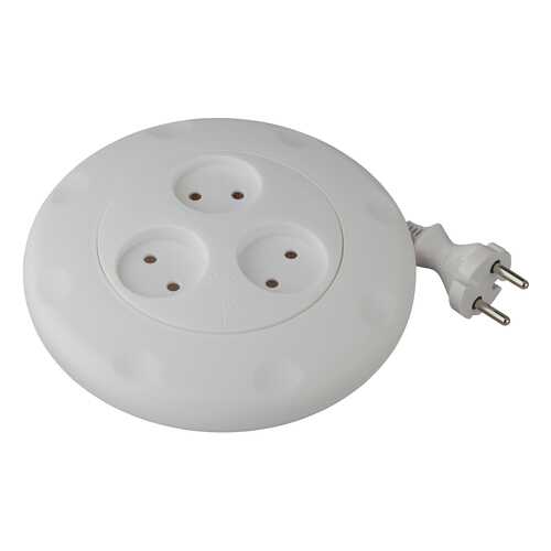 Удлинитель ЭРА UR-3-3m-W, 3 розетки, 3 м, White в Юлмарт