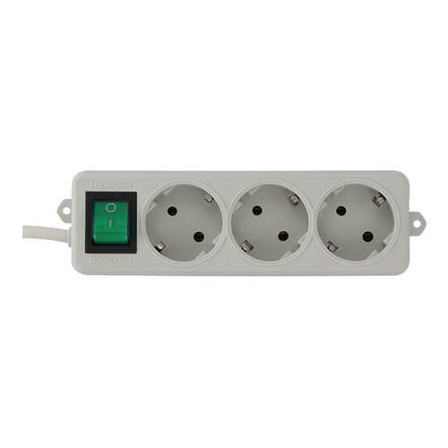 Удлинитель Гарнизон EL-NB-G3-W-2, 3 розетки, 2 м, White в Юлмарт