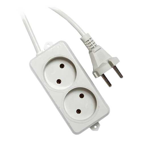 Удлинитель Гарнизон EL-NL2-W-2, 2 розетки, 2 м, White в Юлмарт