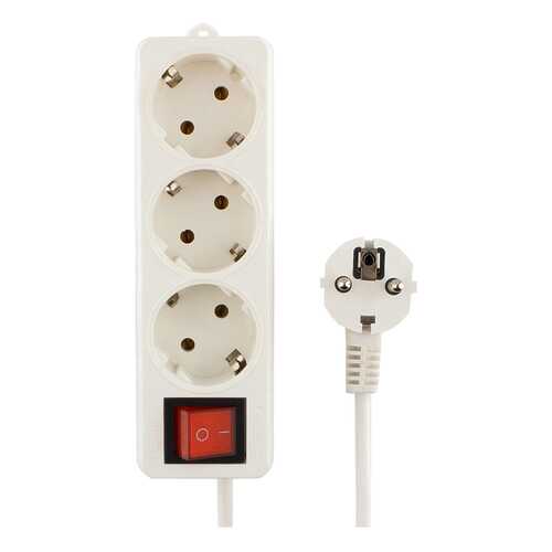 Удлинитель Гарнизон ELB-G3-W-3, 3 розетки, 3 м, White в Юлмарт
