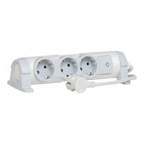Удлинитель Legrand 3X2К+З, 3 розетки, 1,5 м, White в Юлмарт