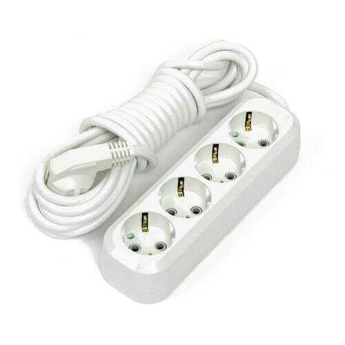 Удлинитель Makel MGP154, 4 розетки, 5 м, White в Юлмарт