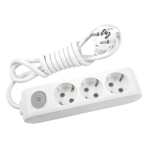 Удлинитель Panasonic X-TENDIA WLTA04322WH-RU, 3 розетки, 2 м, White в Юлмарт