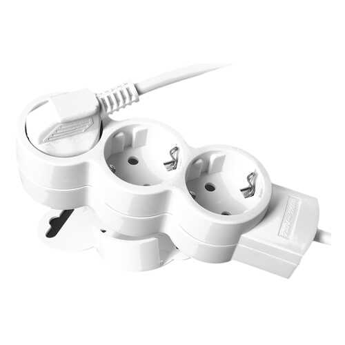 Удлинитель REV RITTER 32006 9 ПВС 3х1, 3 розетки, 5 м, White в Юлмарт