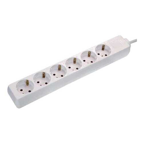 Удлинитель SCHWABE 11611 AS, 6 розеток, 1,4 м, White в Юлмарт