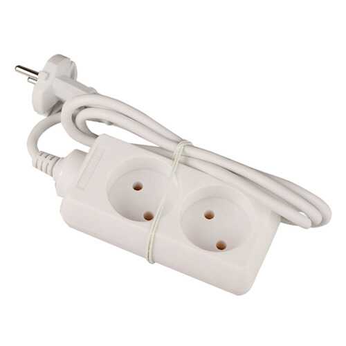 Удлинитель Volsten S 2x3, 2 розетки, 3 м, White в Юлмарт
